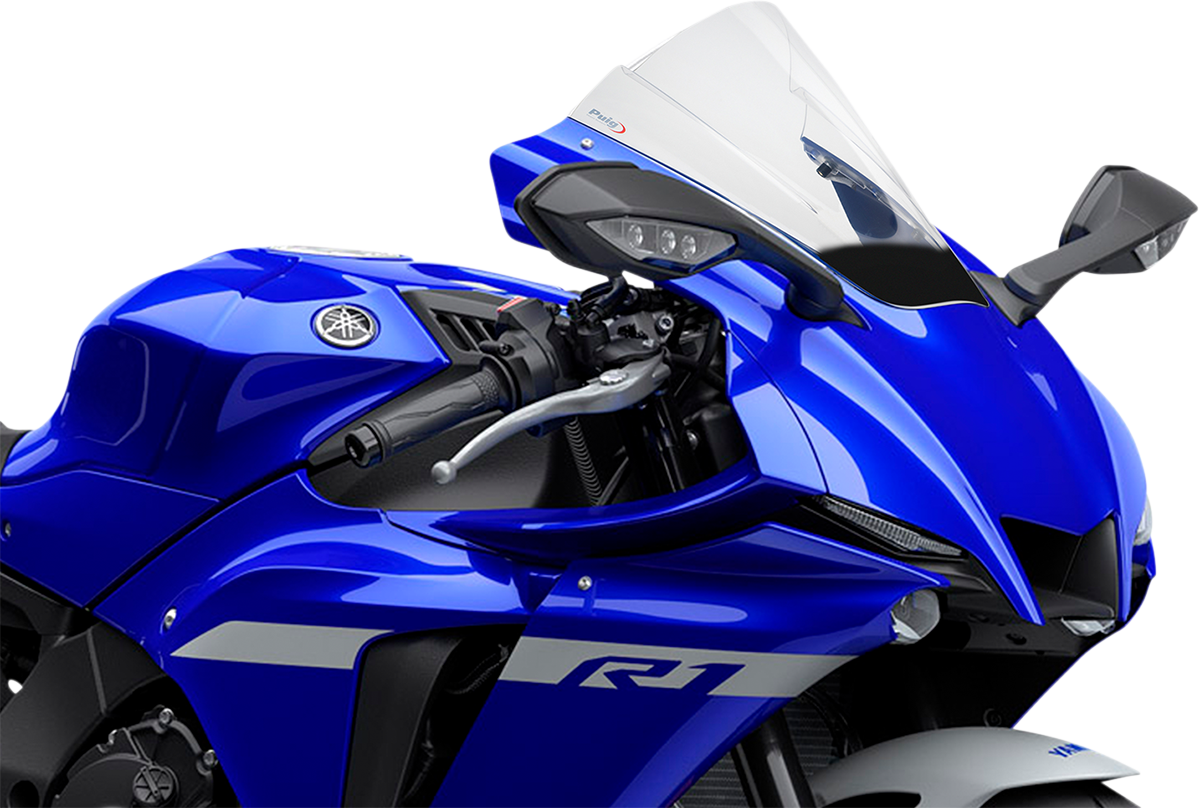 PUIG HI-TECH PARTS Race Windscreen - 13-1/4" - Clear - YZF-R1 3826W