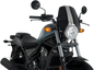 PUIG HI-TECH PARTS New Generation Windscreen - Black - Rebel 3829N