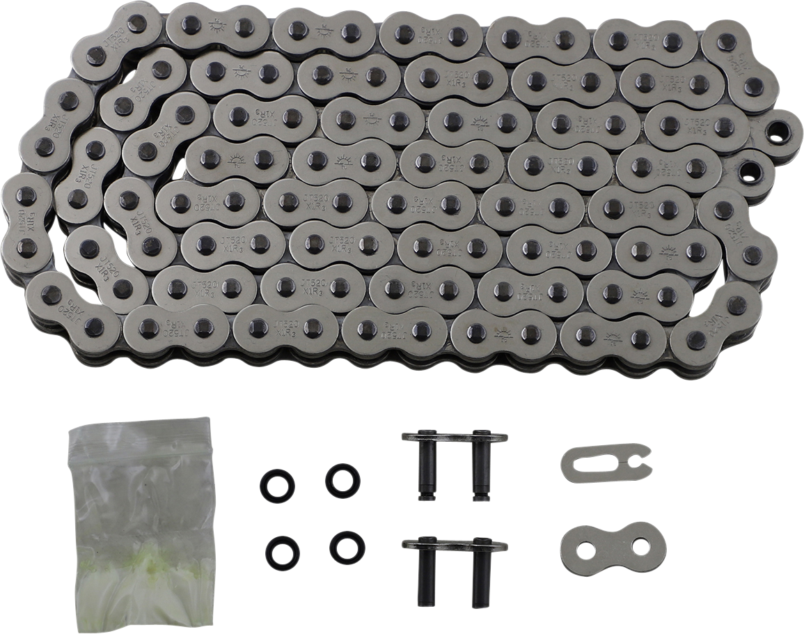 JT CHAINS 520 X1R3 Chain - Nickel - 110 Link JTC520X1R3NN110DL