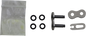 JT CHAINS 525 X1R3 - Nickel - Clip Connecting Link JTC525X1R3NNSL