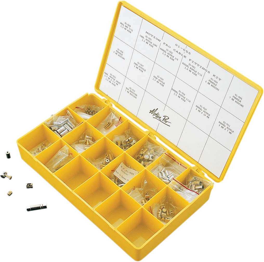 MOTION PRO Cable Fittings Kit with Box 01-0055