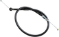 MOTION PRO Black Vinyl Throttle Cable - Pull - '87-'90 CBR600F 02-0231