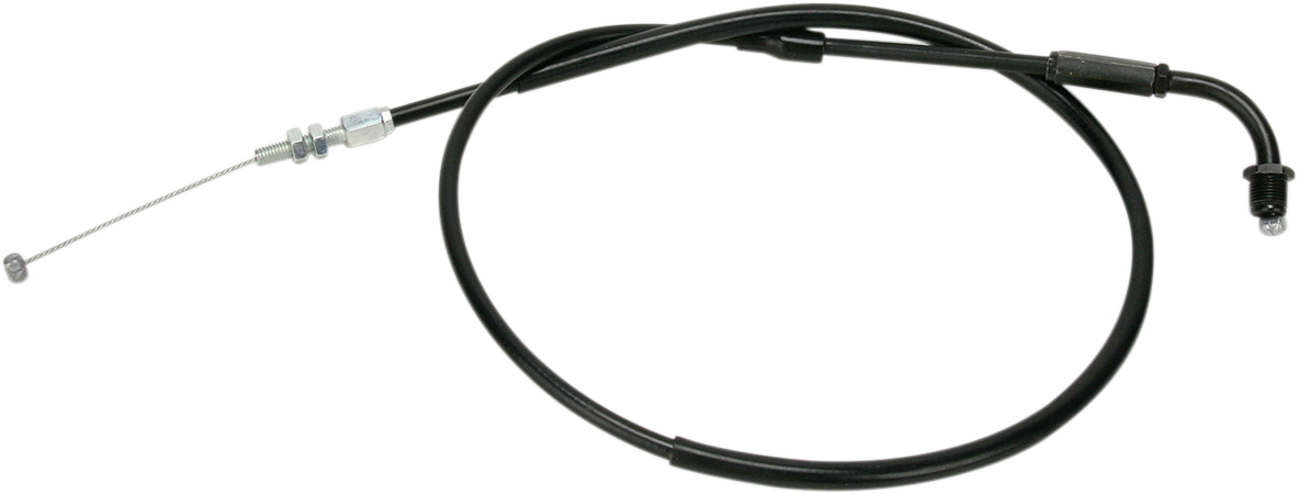 MOTION PRO Black Vinyl Throttle Cable - Push - '91-'06 Softail/Dyna 01-0234