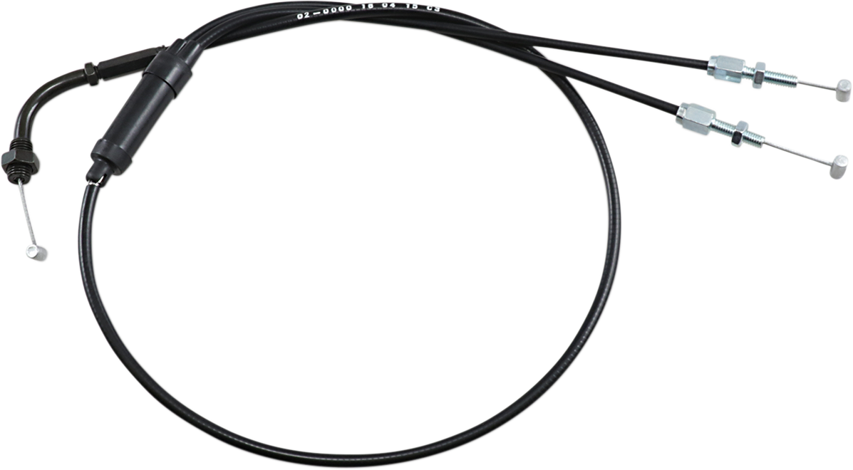 MOTION PRO Black Vinyl Throttle Cable - Pull - '68-'73 Honda 350 02-0000