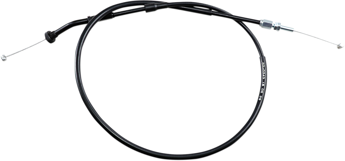 MOTION PRO Black Vinyl Throttle Cable - Pull - '87-'96 VT1100C 02-0243