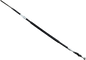 MOTION PRO Black Vinyl Brake Cable - Foot - Honda 02-0354