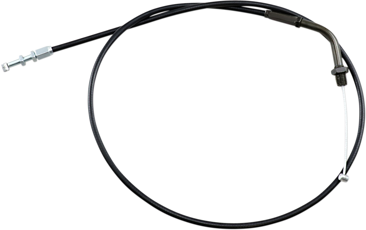 MOTION PRO Black Vinyl Throttle Cable - Push - '76-'88 Kawasaki KZ 03-0019