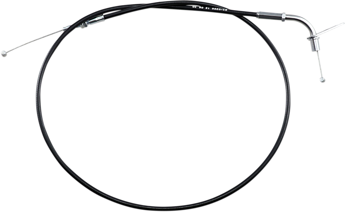 MOTION PRO Black Vinyl Throttle Cable - Pull - '85-'03 EN450/500 03-0220