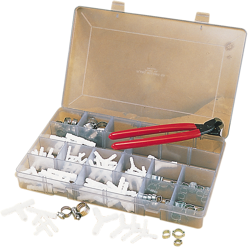 MOTION PRO Fuel Line Fittings - T-Connector- 3/16" - 10-Pack 12-0018