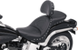 SADDLEMEN Explorer Special Seat - Studded - w/ Backrest - FL/FX '00-'06 8102J