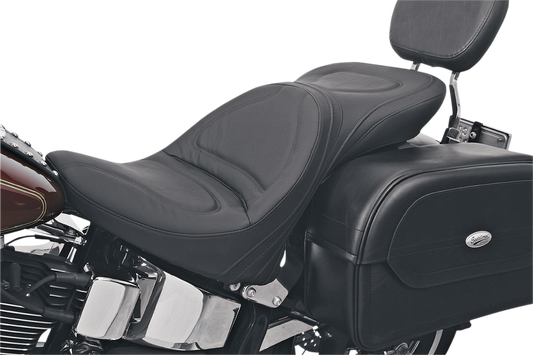 SADDLEMEN Seat - Explorer™ - Without Backrest - Stitched - Black - FL/FX '00-'06 8150JS