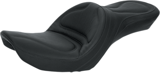 SADDLEMEN Seat - Explorer™ - Without Backrest - Stitched - Black - FXDWG '96-'03 83G50JS