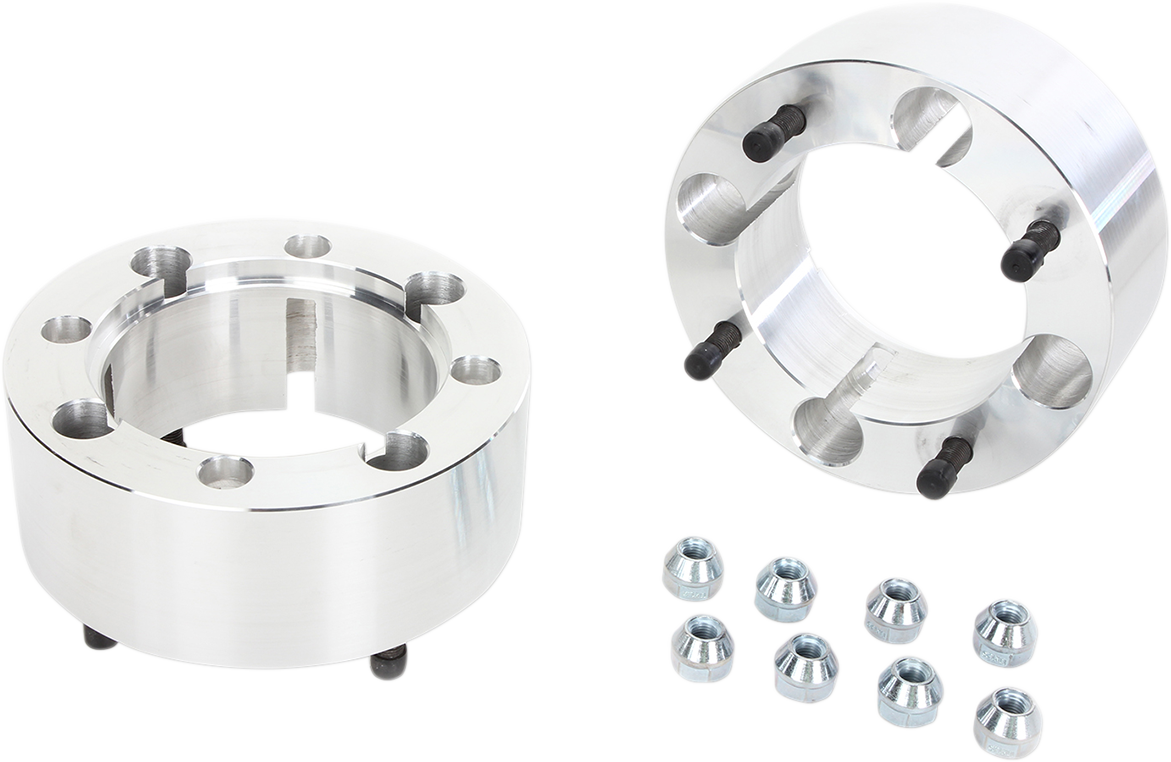 HIGH LIFTER Rear Wheel Spacer with Stud for Can-Am, Kawasaki, and Tracker - 2-1/2 inch, 4/137 Bolt Pattern (Part Number 80-13154)
