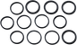 JAMES GASKET Pushrod Seal Set - XL JGI-11101-XL