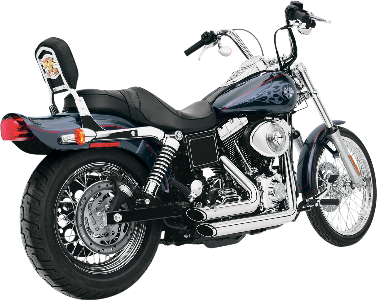 VANCE & HINES Shortshots Staggered Exhaust System - Chrome 17213