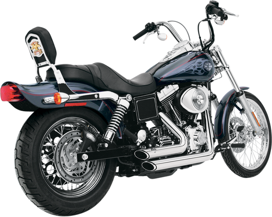 VANCE & HINES Shortshots Staggered Exhaust System - Chrome 17213
