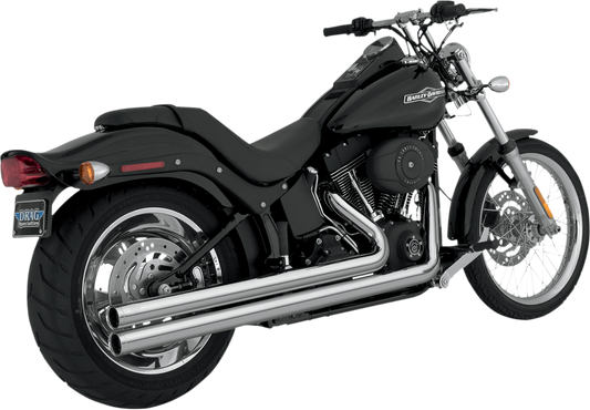 VANCE & HINES Big Shots Exhaust - Chrome - Long 17923