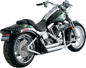 VANCE & HINES Shortshots Staggered Exhaust System - Chrome 17221