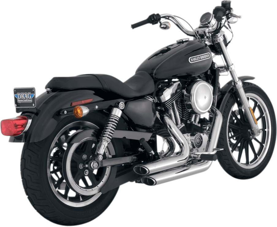 VANCE & HINES Shortshots Staggered Exhaust System - Chrome 17219