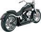 VANCE & HINES Shortshots Staggered Exhaust System - Matte Black Ceramic 47221