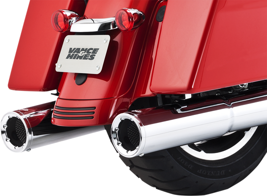 VANCE & HINES Hi-Output Slip-On Mufflers - Chrome - FL 16463
