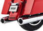 VANCE & HINES Hi-Output Slip-On Mufflers - Chrome - FL 16463