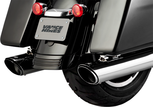 VANCE & HINES Twin Slash Slip-On Muffler - Chrome - FL 16672