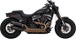 VANCE & HINES Black Hi-Output Mufflers - Black - FXFB/FXFBS 46547