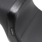 LE PERA Daytona 2-Up Seat - Without Backrest - Basketweave - Black - FLFB '18-'23 LYO-543BW