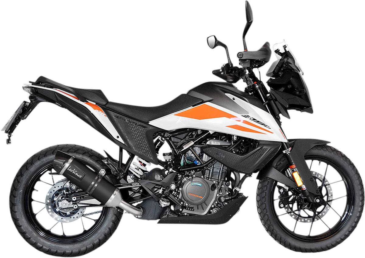 LEOVINCE LV One Evo Slip-On Muffler - Black - 390 Adventure 14346EBU