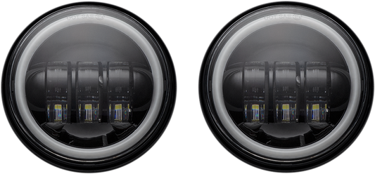 CUSTOM DYNAMICS 4.5" Passing Lamp - with Halo - Black CD-45-B