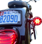 CUSTOM DYNAMICS Bullet Turn Signal 1156 - Black - Red Lens PB-BR-RR 56-BR