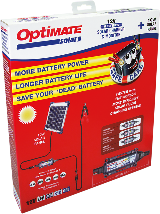 TECMATE Battery Charger/Maintainer - Solar DUO - 10 W TM522-D1