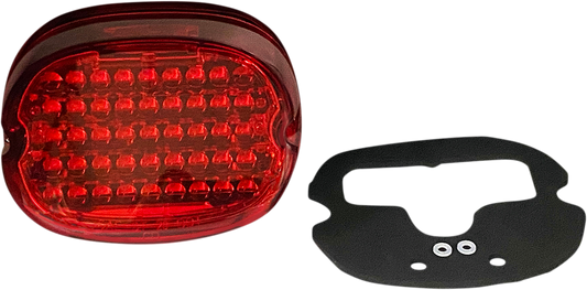 CUSTOM DYNAMICS Taillight - No Window - Red CD-TL-NW-R