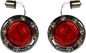 CUSTOM DYNAMICS Bullet Turn Signal 1156 - Chrome - Red Lens PB-BR-RR 56-CR