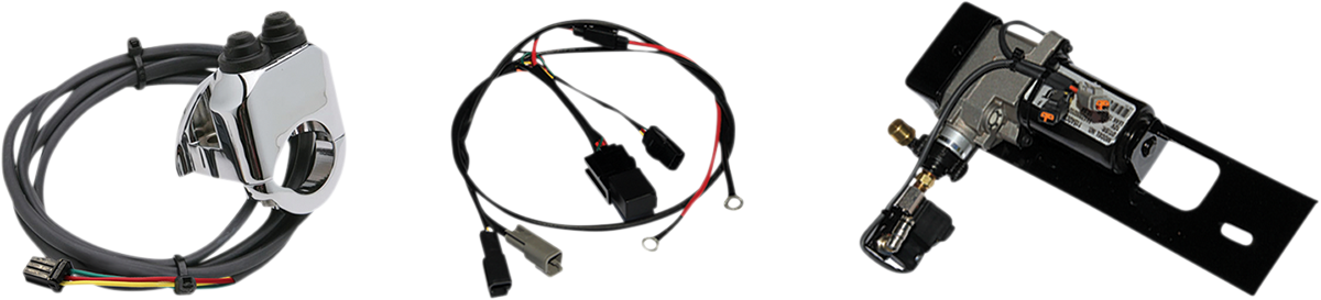 Legend Suspension AIR-A FL Adjustable Air Suspension System with Chrome Handlebar Control – Part 13110157