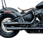 S&S CYCLE Slash-Cut Slip-On Mufflers - 50 State - Guardian Black - FLFB 550-0752B