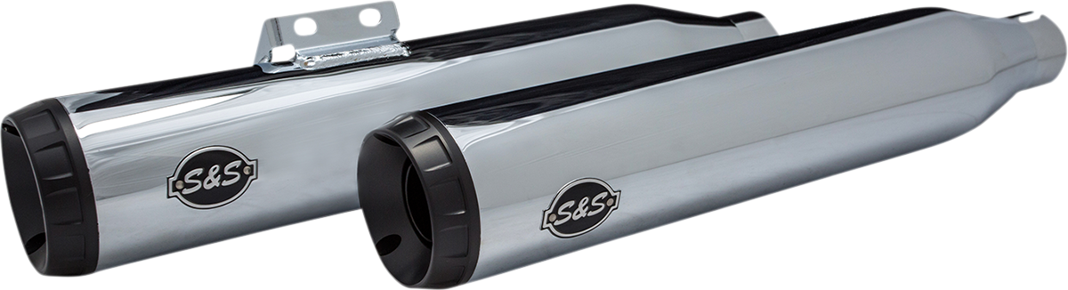 S&S CYCLE Grand National Slip-On Mufflers - 50-State - Chrome - M8 Softail 550-0755B