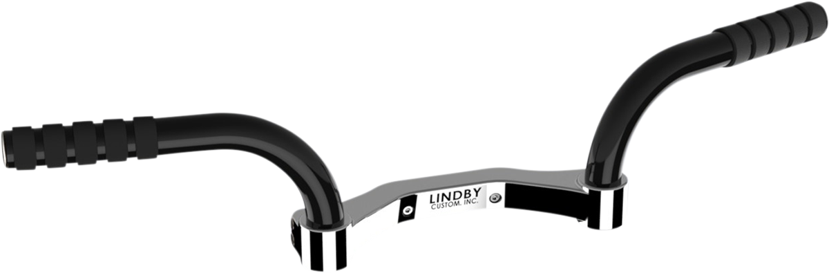 LINDBY Adjustable Footrest - Black/Chrome - FLH '14-'26 282000