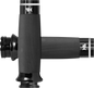 KHROME WERKS Turbine Grips - Custom Contour - TBW - Black 500120