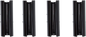 S&S CYCLE Pushrod Cover Keeper Set - Gloss Black - 2.500" - Twin Cam 930-0142