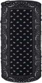 ZAN HEADGEAR Motley Tube® Fleece Lined Black Paisley TF101 – Versatile All-in-One Headgear for Cold Weather