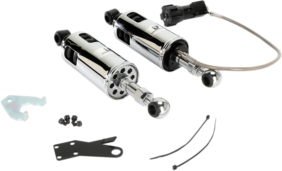 Progressive Suspension 422 Series Shocks with RAP - Show Chrome for Harley Softail - Part 422-4103C