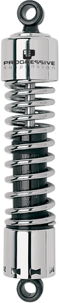 Progressive Suspension 412 Series Shock - 11 Inch Chrome for Harley-Davidson 412-4030C