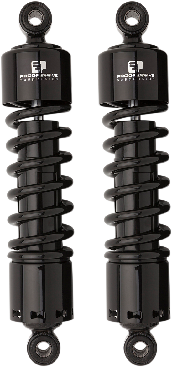 Progressive Suspension 412 Series Shock - 11 Inch Heavy Duty Black for Harley Dyna Models 412-4045B