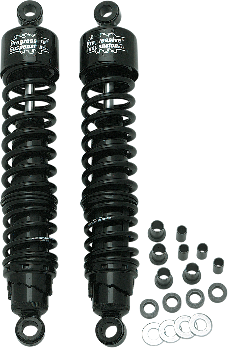Progressive Suspension 413 Series Shock - 15 inch Black for Enhanced Ride Performance