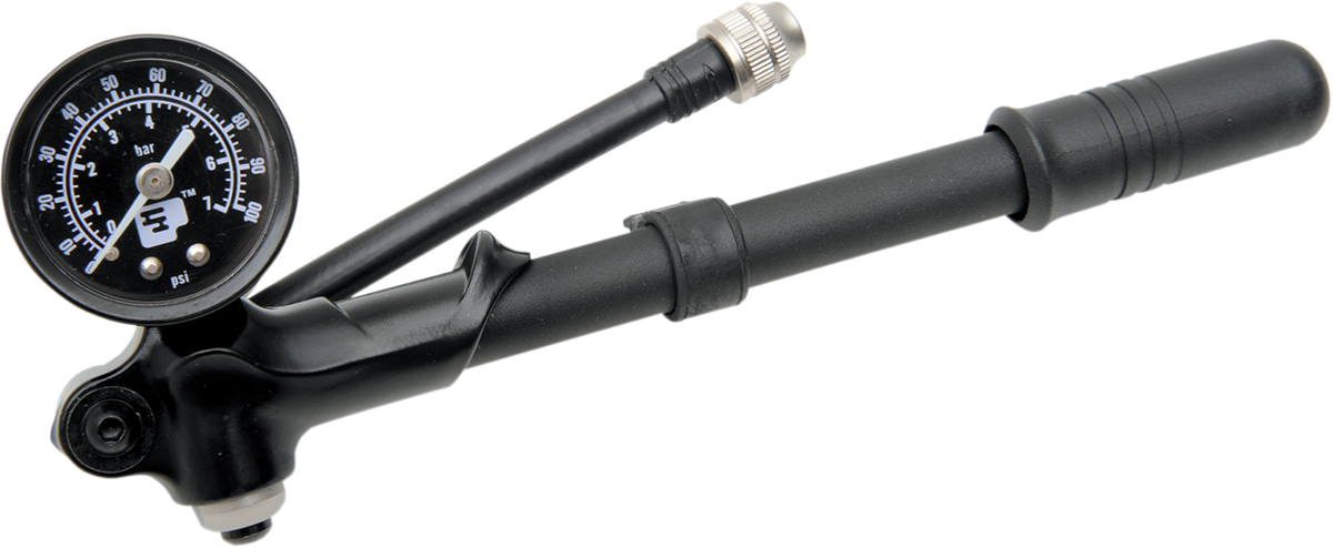 Progressive Suspension GP3-100 Mini Air Shock and Fork Gauge Pump - 0-100 psi