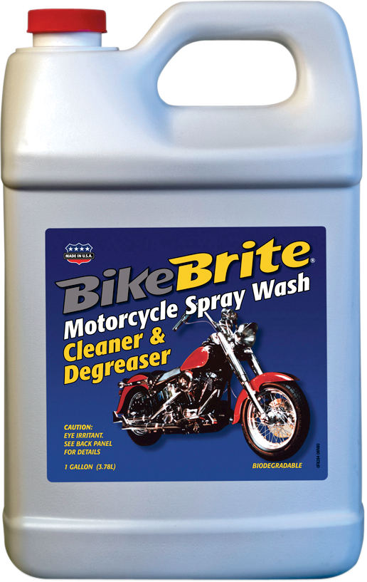 BIKE BRITE MC441G Spray Wash Refill – 1 Gallon Biodegradable and Non-Acidic Vehicle Cleaner
