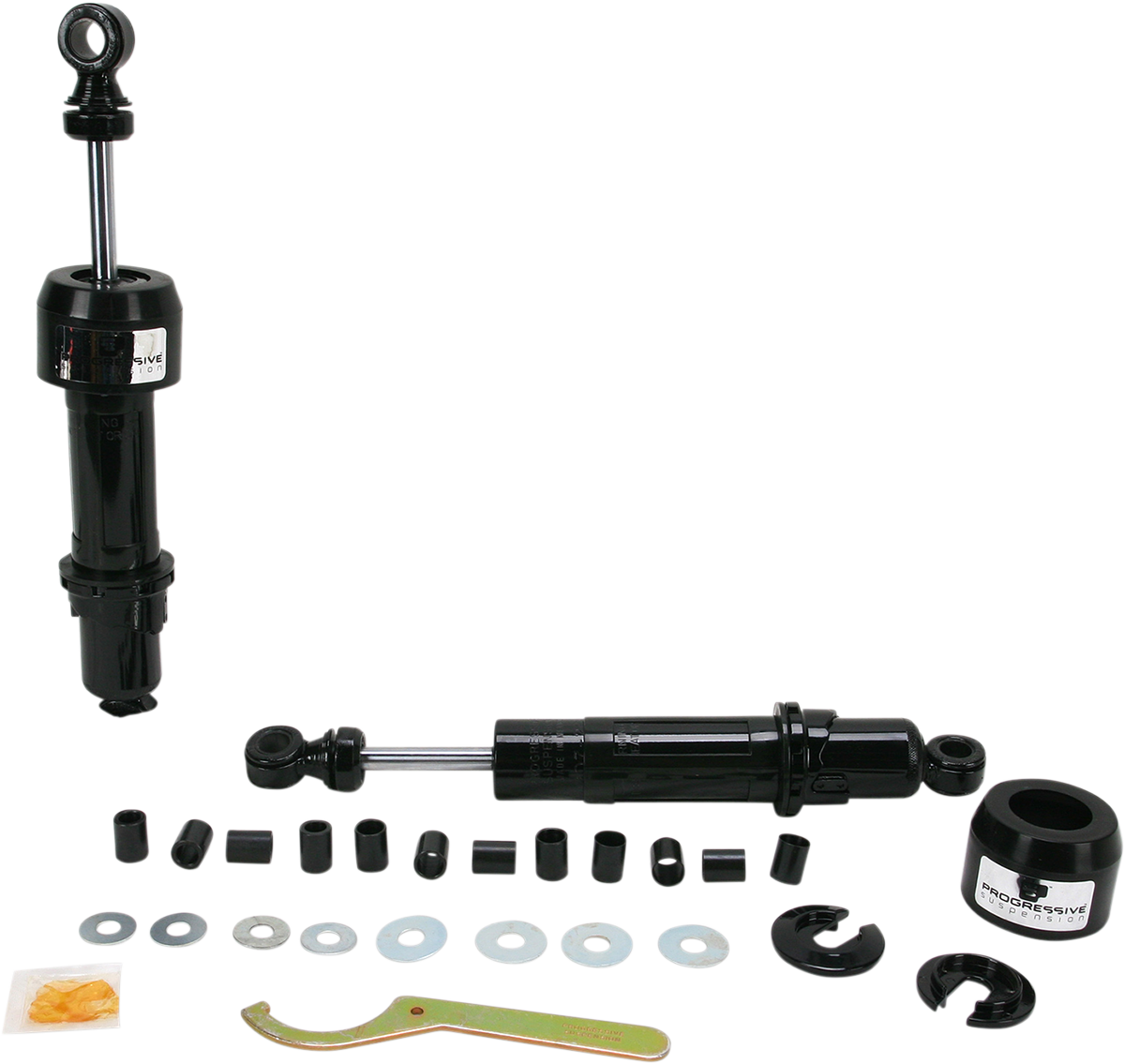 Progressive Suspension 12-1207B 12-Series Gas-Charged Shock Absorbers - 13.5 Inch, Black
