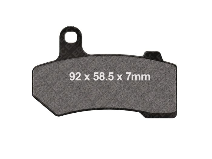 EBC Semi Sintered Disc Brake Pads FA409V for Reliable Braking Performance